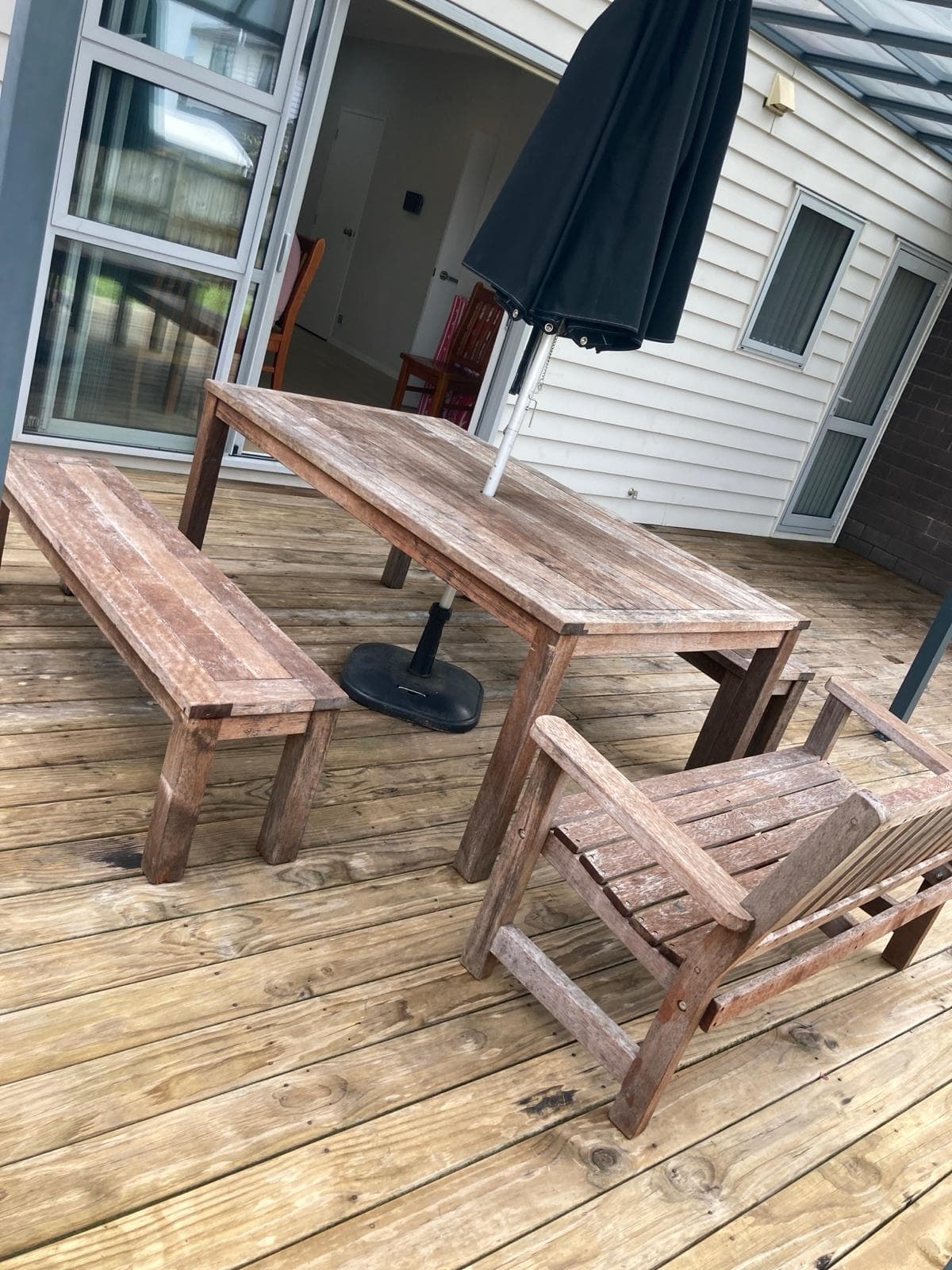 Patio furniture cleaning